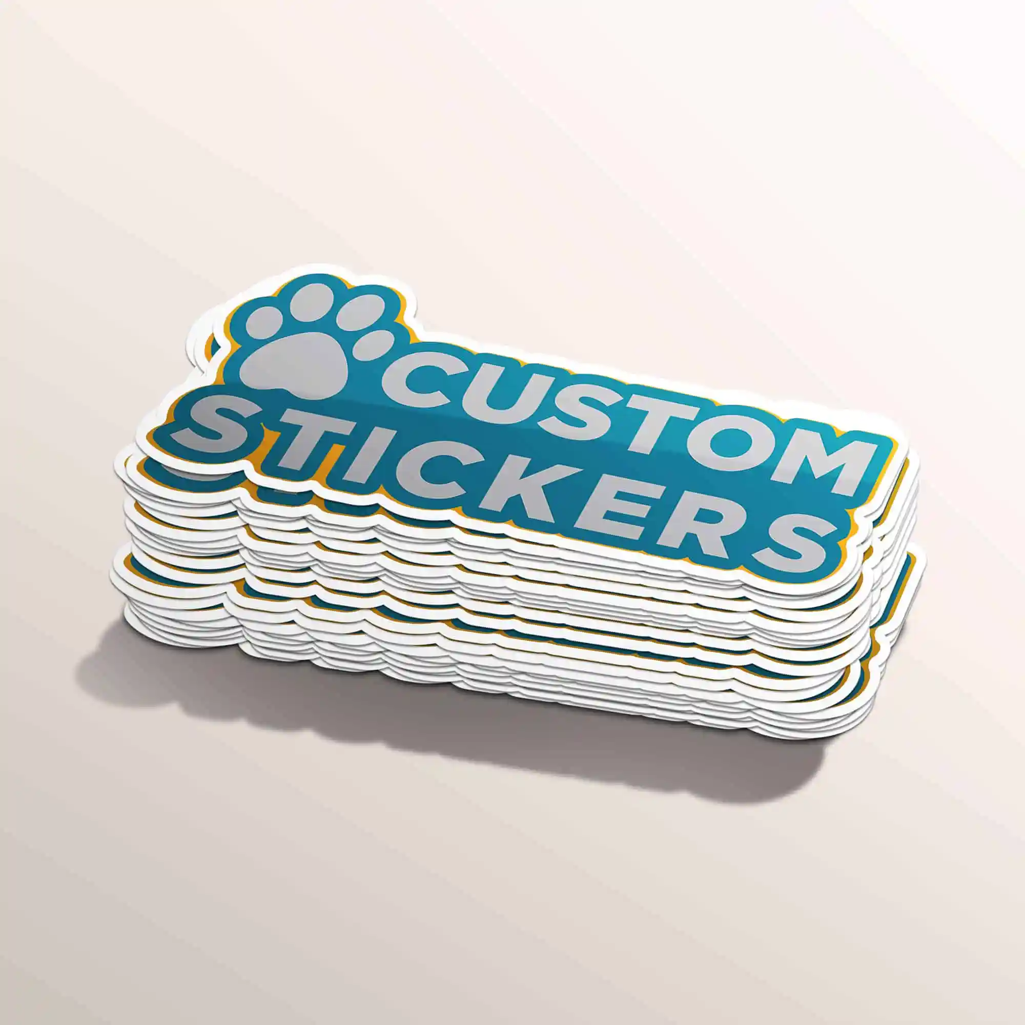 Custom Clear-Cut Stickers For Business Branding